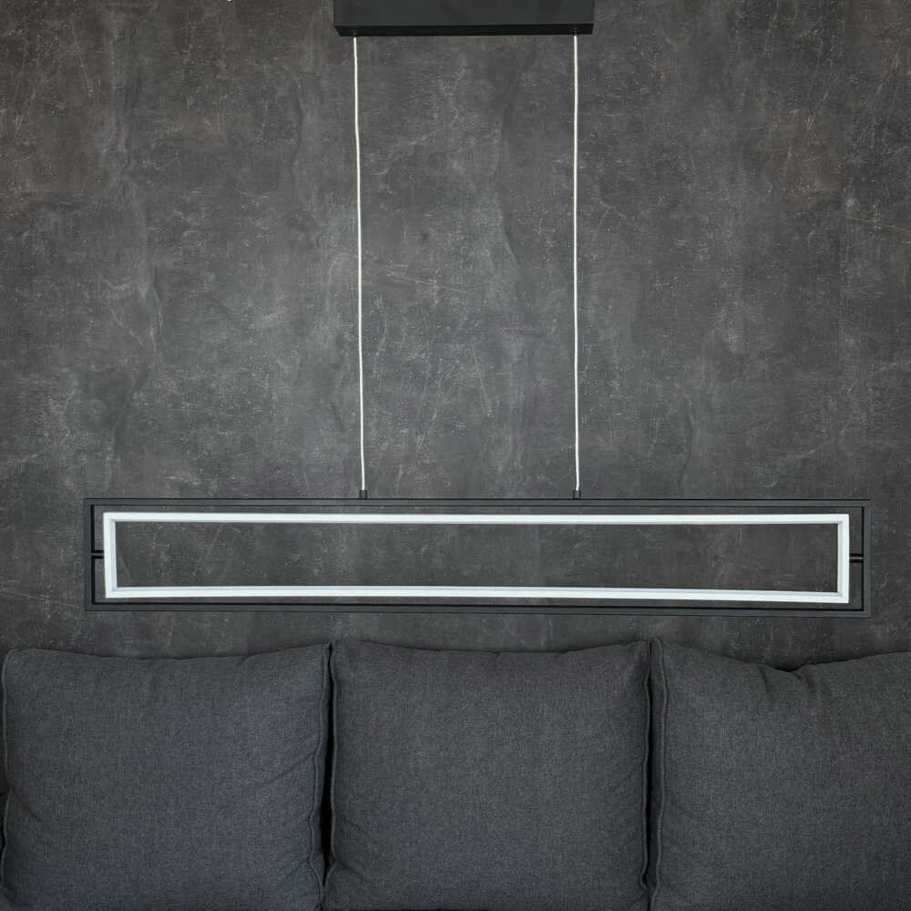 Светильник LED smart PRADA-Р с пультом 90Вт 3000-5000K 5800Lm Прямоугольный Черно-белый 220735